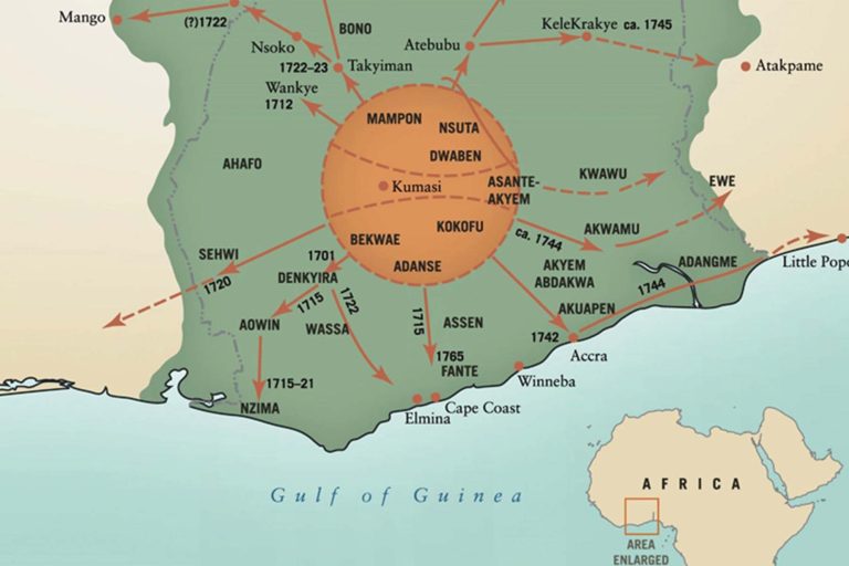 Queen Nanny Asante map - Heroes United
