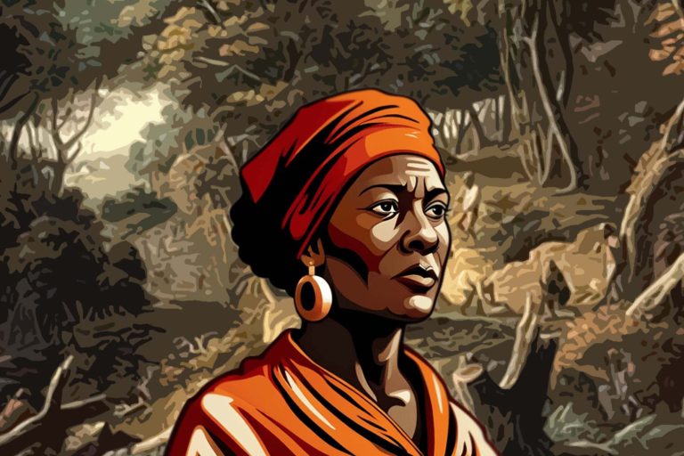 Queen Nanny portrait - Heroes United